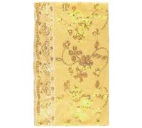 Bojueshaw Sequin Shawl Wrap Scarf,Chic Floral Shawl Scarf,Thin Vintage Floral Wraps for Women Evening Party Wedding Party Dresses(Gold)