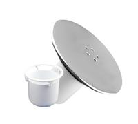 Bojueshaw Shower Drain Cover,Universal Fit with Removable Top & Hair Catcher,Shower Trap Replacement for Bathroom & Wet Rooms(90/115mm)