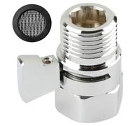 Bojueshaw Shower Shut Off Valve,Shower Head Flow Restrictor,G1/2 Joint Water Shut Off Valve,Brass Water Flow Control Valve for Shower Head