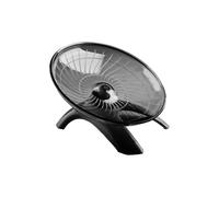 Bojueshaw Silent Hamster Wheel,Flying Saucer Exercise Wheel,Ultra Quiet Running Spinner for Syrian,Guinea Pig,Chinchilla,Pet Mice(Black)