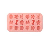 Bojueshaw Silicone Flower Mould,18-Cavity 3D Reusable Tray,Non-Stick Baking Mould for Chocolate,Candy,Jelly,Cake & Soap Making