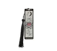 Bojueshaw Stainless Steel Funny Skull Bookmark,Gothic Skeleton Bookmark,Horror Book Accessory for Christmas Halloween Birthday Gifts