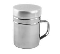 Bojueshaw Stainless Steel Powder Shaker Bottle,Multi-Hole Dispenser Rust-Proof Kitchen & Baking Tool with Handle for Cocoa,Sugar,Flour & Spices