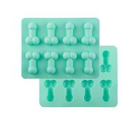 Bojueshaw Unique Novelty Funny Soap Moulds,Reusable Silicone Prank Ice Cube Molds for Chocolate,Candy,Cake Decoration,and Creative Desserts(Green)