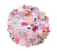 Bojueshaw Vinyl Waterproof Stickers,100 pcs Stylish Cartoon Cute VSCO Stickers,Personalized Aesthetic Graffiti Decal Water Bottle Notebook Phone for Party Lovers