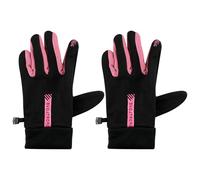 Bojueshaw Women's Winter Touchscreen Sports Gloves - Waterproof, Anti-Slip, Warm Cycling Gloves for Outdoor Activities, Cold Weather Protection with Touchscreen Capability(Rose Red)