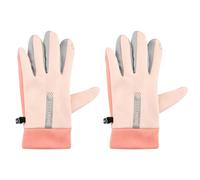 Bojueshaw Women's Winter Touchscreen Sports Gloves - Waterproof, Anti-Slip, Warm Cycling Gloves for Outdoor Activities, Cold Weather Protection with Touchscreen Capability(Pink)