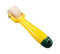 Bojueshaw Wooden Quilting Seam Roller Tool,15cm Multi-Purpose Pressing Wheel with Ergonomic Handle for Sewing,Crafts & Wallpaper
