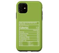 Bok Choy Nutrition Facts Funny Low Calorie Design Case for iPhone 11