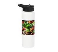 Bok Choy Veggies Healthy Vegetables Stainless Steel Insulated Water Bottle