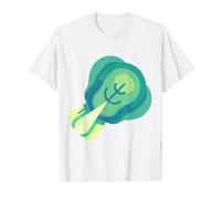 Bok Choy Veggies Healthy Vegetables Value Graphic T-Shirt, Men, White, M