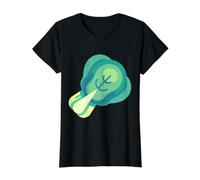 Bok Choy Veggies Healthy Vegetables Value Graphic T-Shirt, Women, Black, M