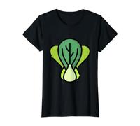 Bok Choy Veggies Healthy Vegetables Value Graphic T-Shirt, Women, Black, M