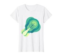 Bok Choy Veggies Healthy Vegetables Value Graphic T-Shirt, Women, White, XL