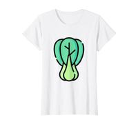 Bok Choy Veggies Healthy Vegetables Value Graphic T-Shirt, Women, White, XS