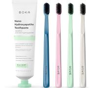 Boka Ela Mint Fluoride Free Nano Hydroxyapatite Toothpaste & Boka Classic Manual Toothbrush
