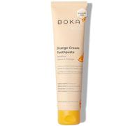 Boka Fluoride Free Nano Hydroxyapatite Toothpaste - Adult & Kids - Helps Remineralize, Appropriate for Sensitive Teeth, Whitening - No Sulfate & Parabens - Natural & Vegan - Orange Cream (113g) 1pk
