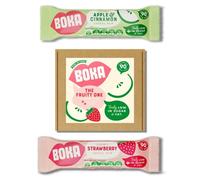 Boka Food Mixed Pack Cereal Bars 16 x 30g Bars - The Fruity One, Healthier Snack for Kids & Adults, Vegan Cereal Bars, Low Sugar & High Fibre - Low Fat Snack Bar. Nut Free