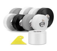 Bokaiya Bath Sealant Strip, 11m/36 ft, Self-Adhesive Caulk Strip Sealant Tape, Anti Mould Waterproof Sealing Tape for Kitchen, Bathroom, Toilet, Wall Corner and Sink, with Scraper, White