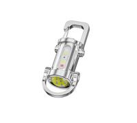 Bokcztml Bright Rechargeable Keychain Flashlight With Work Light Fit For Outdoor Searching Hiking Camping Night Patrols Everyday Carry Work Light