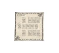 Bokcztml Constellations Tarots Tablecloth Divinations Card Table Cloth Tapestry Astrology Witchcrafts Deck Cloth Decoration Constellations Pattern Tarots Card Tablecloth Spiritual Deckcloth