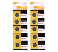 Bokcztml CR1616 CR1620 CR1625 CR1632 Lithium Coin Button Cell Batteries 3V For Car Key Remotes And Low Power Devices