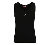 Boke Flower 2.0 Embroidered Tank Top - female - Kenzo - Sleeveless Tops - Black - L - Tops L