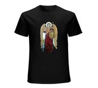 Bokena Saint Michael The Archangel Knight of God Catholic T-Shirt Black XL