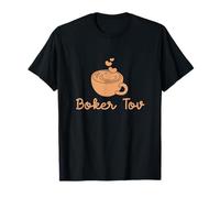 Boker Tov Good Morning Hebrew Speaking Coffee Lovers Jewish T-Shirt
