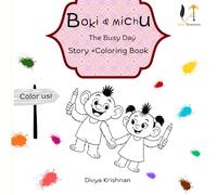 Boki & Michu - The Busy Day (Story +Coloring Book)