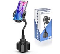 bokilino Cup Car Phone Holder for Car, Car Cup Holder Phone Mount, Universal Adjustable Gooseneck Cup Holder Cradle Car Mount for Cell Phone iPhone,Samsung,Huawei,LG, Sony, Nokia (Black)