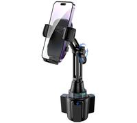 bokilino Cup Phone Mount for Car, [Upgraded Version] Universal Cup Phone Cradle Holder with Long and Adjustable Neck, Friendly Compatible with Cell Phone iPhone, Samsung, Google and All Smartphones