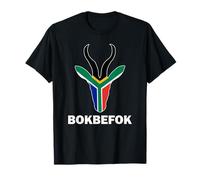 Bokık South African Rugby Bokke South Africa Flag Colours T-Shirt