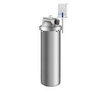 BOKKRALL 10 Inch Stainless Steel 304 Water Filter Housing 3/4 inch Inlet and Outlet Water Filter System for Industrial and Home Use