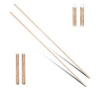 Bokon 2 Pieces Blind Wand Vertical Blinds Stick Replacement with Hook and Handle for Window Opener Accessory (Wood,30 Inch)