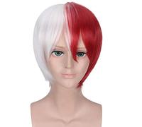 Boku no Hero Academia Cosplay costume school uniform my hero academia costumes School Sportswear short sleeve Tops + Pants +wigs XXL Shoto Todoroki wig 2