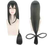 Boku no Hero Academia Cosplay costume school uniform my hero academia costumes School Sportswear short sleeve Tops + Pants +wigs XXL Tsuyu Asui wig