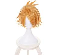 Boku No Hero Academia Kaminari Denki Wig Cosplay Costume Short Synthetic Hair Party Wigs+Black Lightening