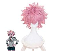 Boku No Hero Academia Mina Ashido Cosplay Wig My Hero Academia Men Women Short Synthetic Hair Halloween Carnival Costume Wigs KUQX802