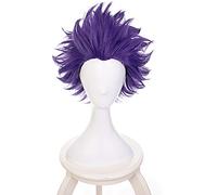 Boku no Hero Academia Shinsou Hitoshi Shinso Wig Short Purple Synthetic Hair Costume Cosplay Wigs