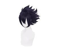 Boku no Hiro Akademia Amajiki Tamaki Dark Blue Short Cosplay Wig Synthetic Hair Perucas + Wig Cap