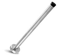 BokWin 10 Inch Wall Mount Door Stopper, Door Stopper with Rubber Tip, Stainless Steel Sound Dampening Door Stop Bumper Wall Protetor, Brushed Finish with Hardware Screws