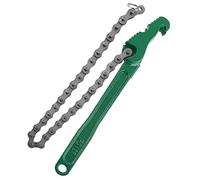 BokWin 12 Inch Heavy Duty Ratcheting Chain Wrench Adjustable Oil Filter Wrench Pipe Fittings Tools Spanner Multi-Purpose Remover Tool