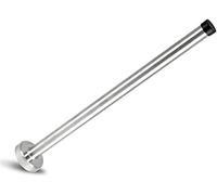 BokWin 12 Inch Wall-Mounted Door Stopper, Extra Long Door Stop, Heavy Duty Stainless Steel Door Stopper with Sound Dampening Rubber Bumper for Protects Your Walls from Damage