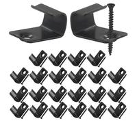 BokWin 24 Pack Starter Deck Clips, Universal Decking Clips Starter Clips Hidden Fasteners for Secure Decking System | Stainless Steel