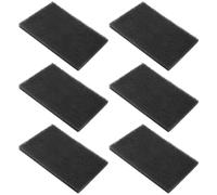 BokWin 6Pcs Scotch Brite 7448 Very Fine Grade General Purpose Sanding Hand Pads 200 x 125mm/8" x 5" Grey