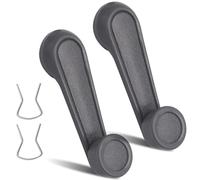 BokWin Interior Window Crank Handle Window Crank Replacement Compatible with Various Toyota Models - 1973-2017 Tundra Yaris Matrix Tacoma Corolla Camry Sienna T100 Previa 4Runner MR2 Pickup (Grey)