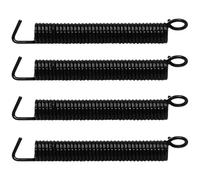 BokWin Noiseless Tremolo Springs 4 Pack - Tremolo Bridge Tension Spring for Fender Strat/ST/Stratocaster Electric Guitar with Smooth Operation | Replacement Part（Black）
