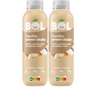 BOL Vanilla Power Shake, 410g - Ready-to-Drink Complete Meal (Pack of 2)