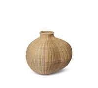 Bola Vase Braided Rattan/Natural